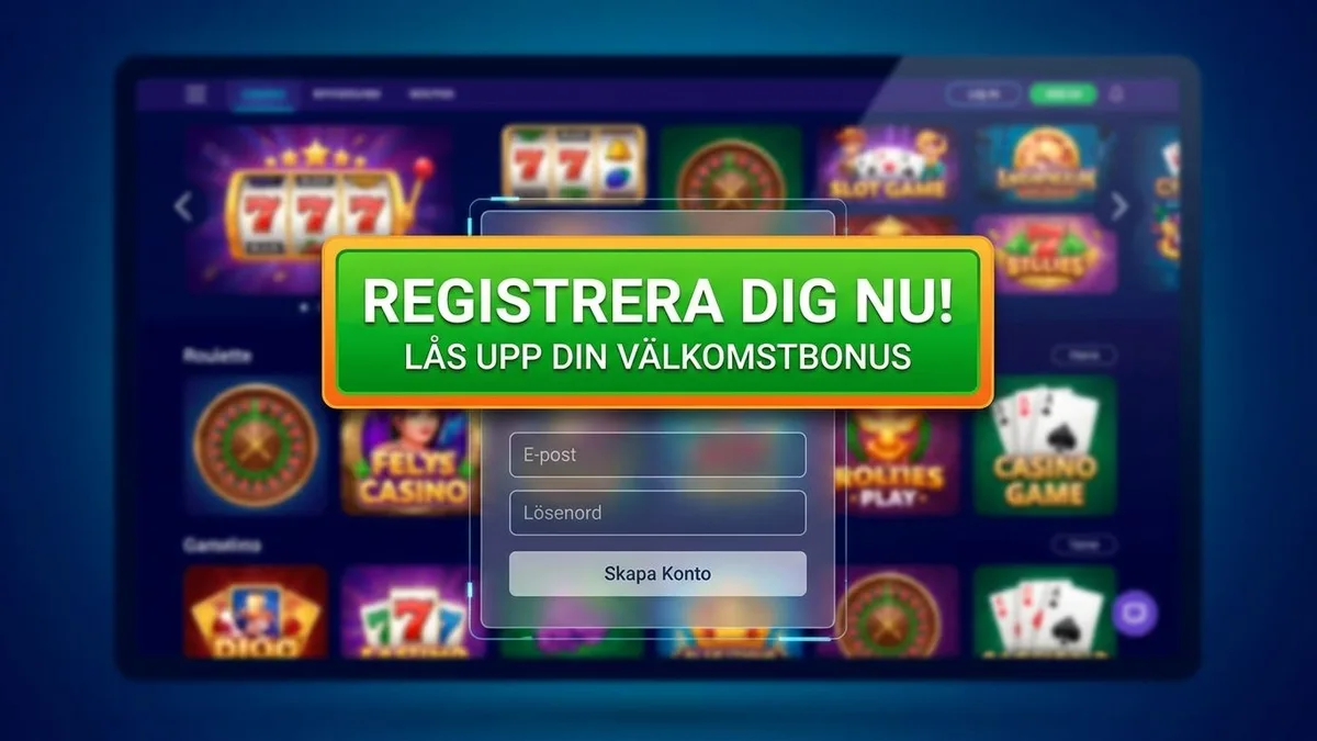 Registrera dig med bonus